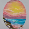 Sunrise by the Sea, Oval - Image 6