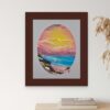 Sunrise by the Sea, Oval - Image 5
