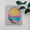 Sunrise by the Sea, Oval - Image 2