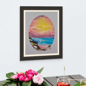 Sunrise by the Sea, Oval