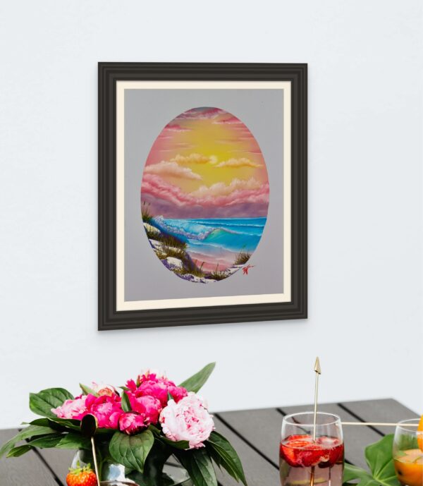 Sunrise by the Sea, Oval