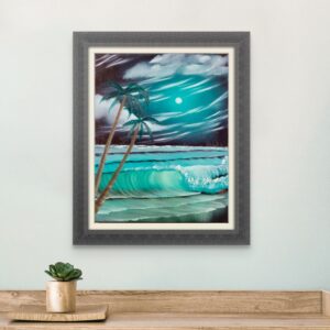 Night Palms Seascape